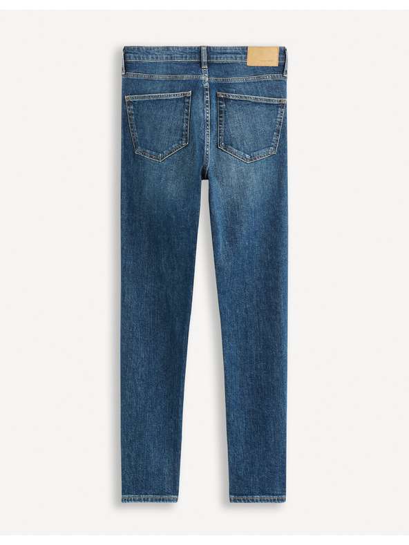 Celio Modré pánske slim fit džínsy Celio Gotapered