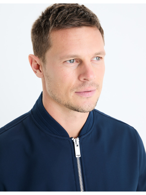 Celio Tmavomodrá pánska mikina Celio Gunewbomb