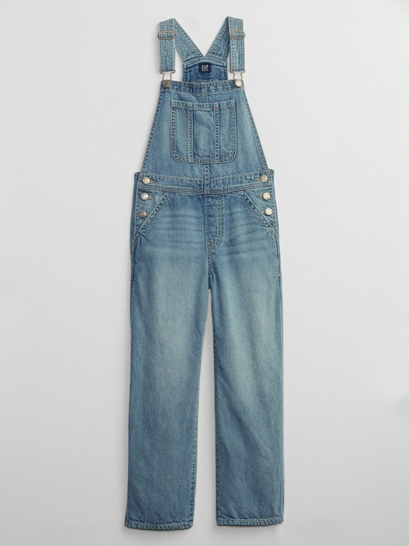 GAP Detské džínsy s trakmi GAP