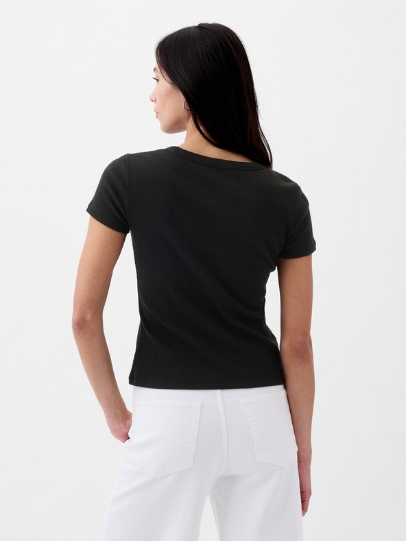 GAP Rebrované tričko s logom GAP