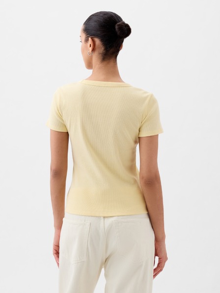 GAP Rebrované tričko s logom GAP