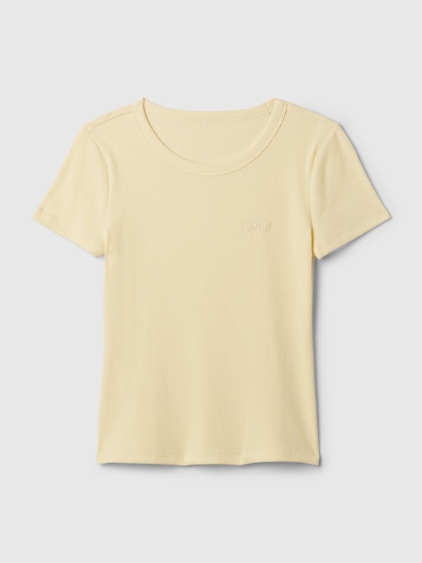 GAP Rebrované tričko s logom GAP