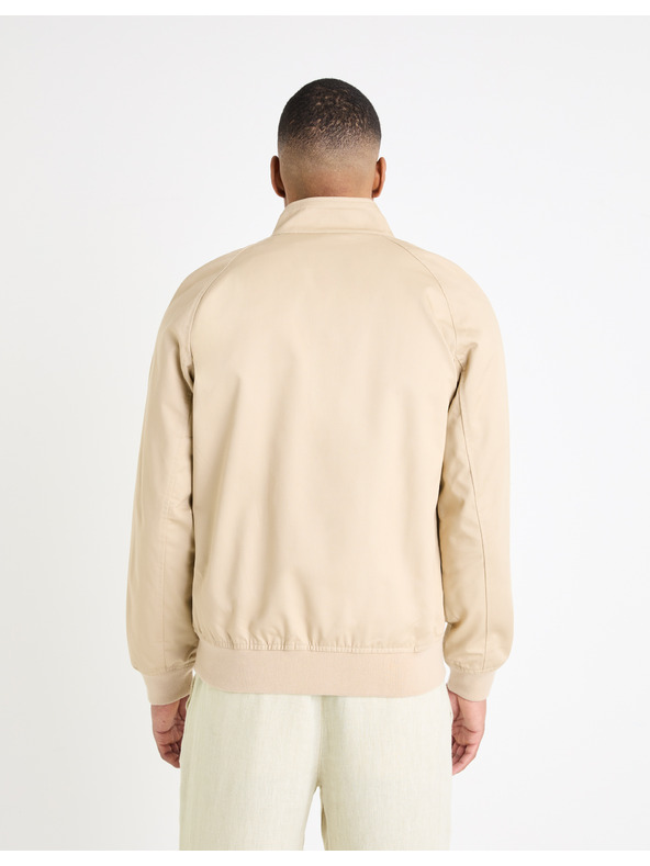 Celio Béžová pánska bombera Celio Gubavlna