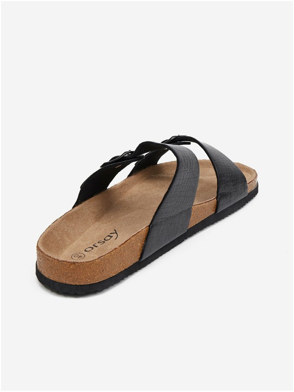 Orsay Čierne dámske šľapky ORSAY