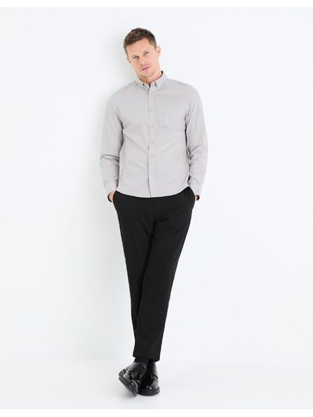 Celio Svetlošedá pánska košeľa Celio Gaop