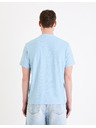 Celio Svetlomodré pánske základné polo tričko Celio Gesohel