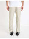 Celio Krémové pánske nohavice Celio Gocarre
