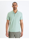 Celio Svetlomodré pánske základné polo tričko Celio Feflame