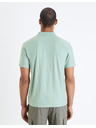 Celio Svetlomodré pánske základné polo tričko Celio Feflame