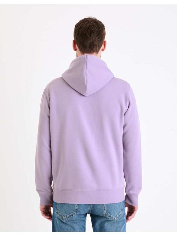 Celio Svetlofialová pánska mikina Celio Ghostbusters