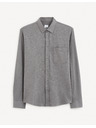 Celio Šedá pánska košeľa Celio Gaselle