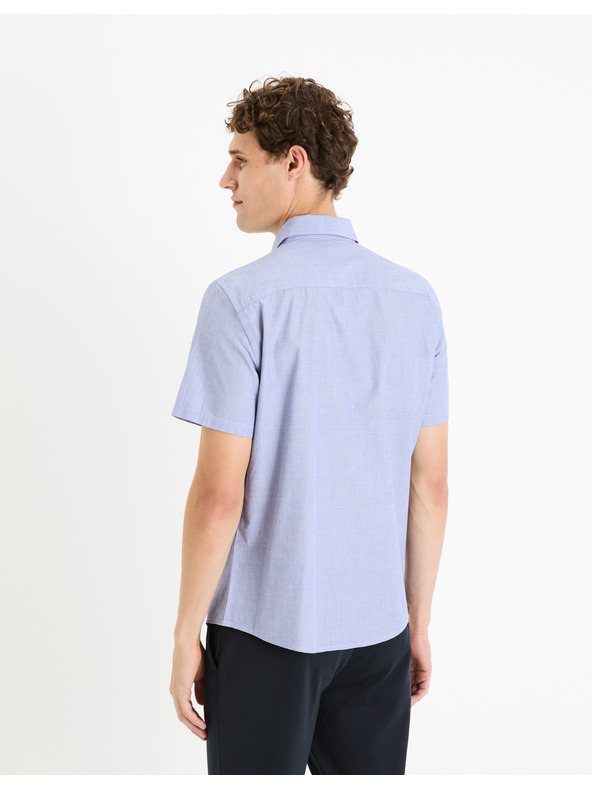 Celio Svetlomodré pánske tričko Celio Fafilemc