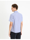 Celio Svetlomodré pánske tričko Celio Fafilemc