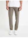 Celio Béžové pánske nohavice Celio Gofive