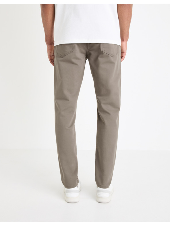 Celio Béžové pánske nohavice Celio Gofive