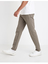 Celio Béžové pánske nohavice Celio Gofive