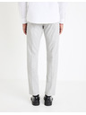 Celio Svetlošedé pánske chino nohavice Celio Gosi