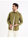 Celio Khaki pánske tričko Celio Gagusti2