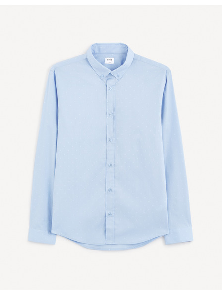 Celio Svetlomodrá pánska košeľa Celio Gaop