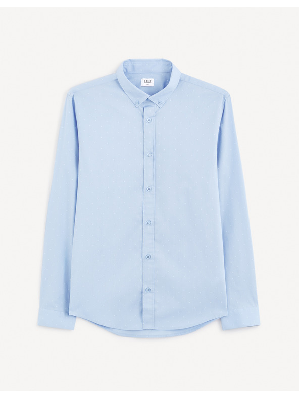 Celio Svetlomodrá pánska košeľa Celio Gaop