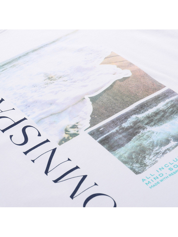 NAX Biele dámske tričko NAX NERGA