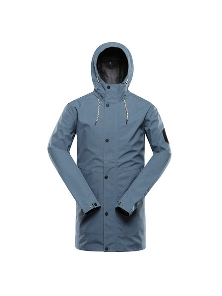ALPINE PRO Modrý pánsky nepremokavý kabát ALPINE PRO PERFET