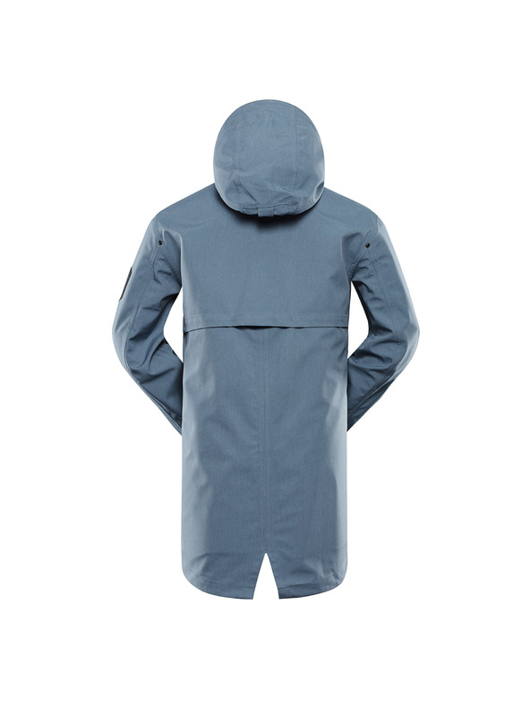 ALPINE PRO Modrý pánsky nepremokavý kabát ALPINE PRO PERFET