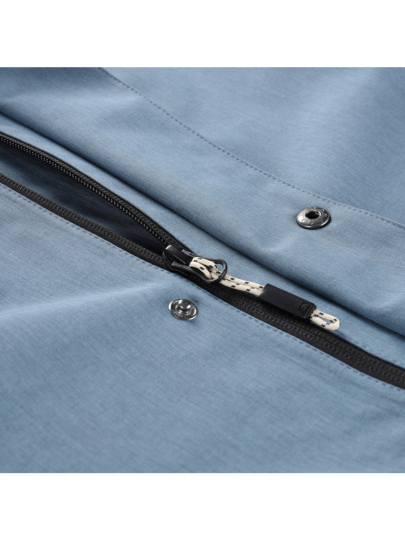 ALPINE PRO Modrý pánsky nepremokavý kabát ALPINE PRO PERFET