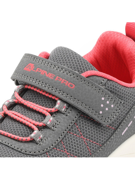 ALPINE PRO Ružovo-sivé detské outdoorové tenisky ALPINE PRO MORELO