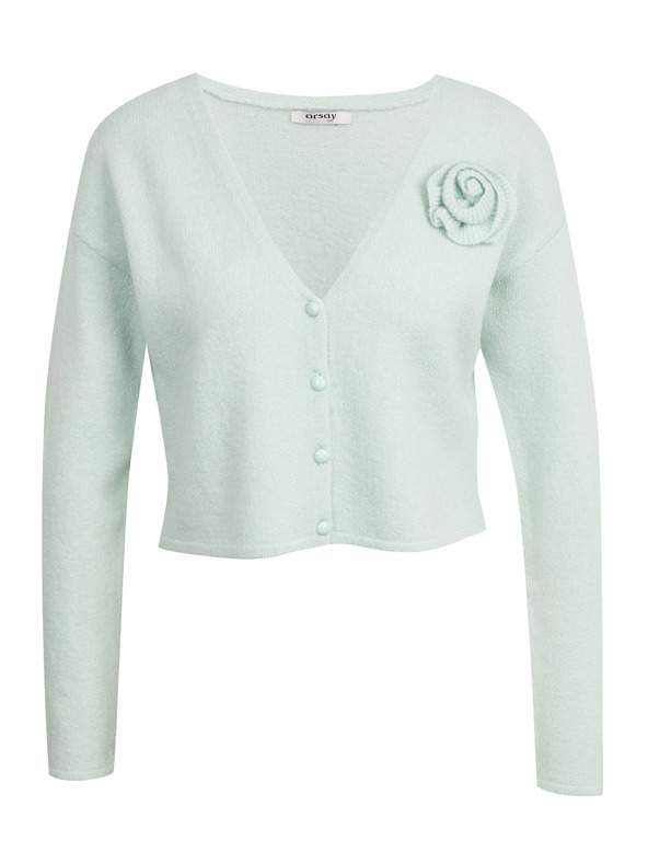 Orsay Mentolový dámsky kardigan s prímesou vlny ORSAY