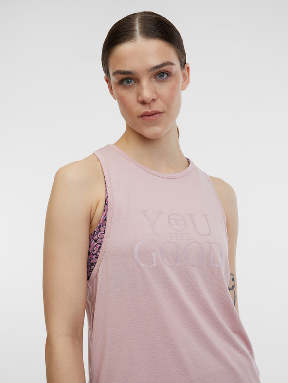 Orsay Svetloružové dámske športové tielko ORSAY