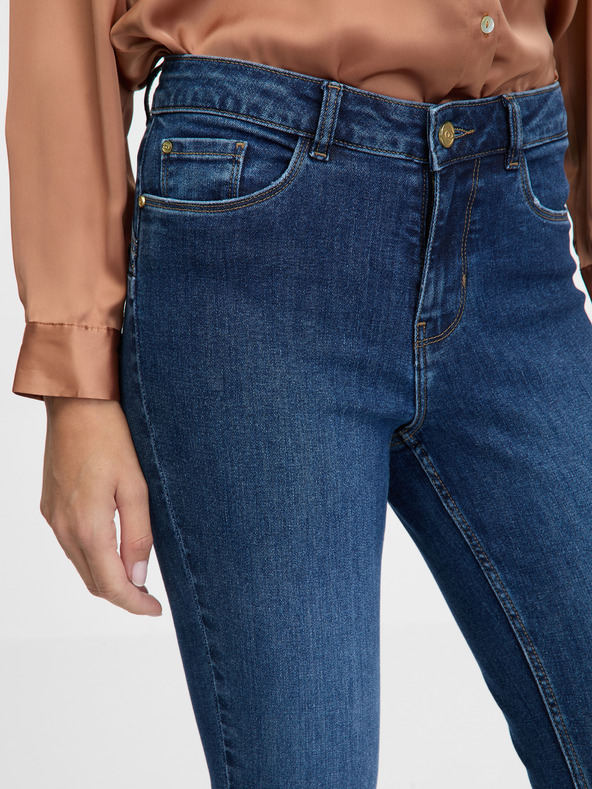 Orsay Tmavomodré dámske jeggins džínsy ORSAY