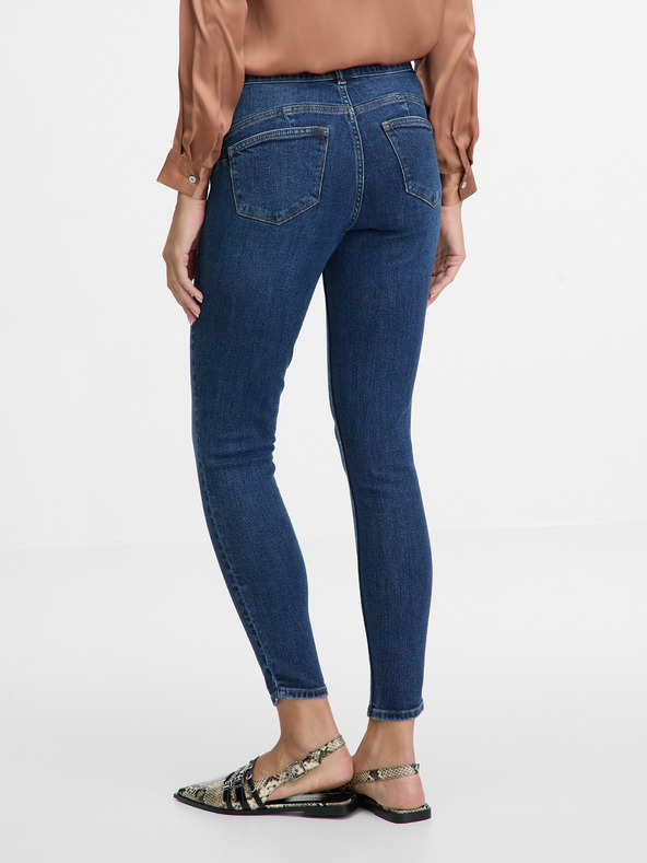 Orsay Tmavomodré dámske jeggins džínsy ORSAY