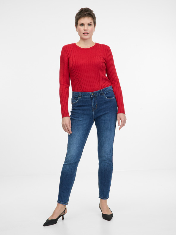 Orsay Tmavomodré dámske jeggins džínsy ORSAY