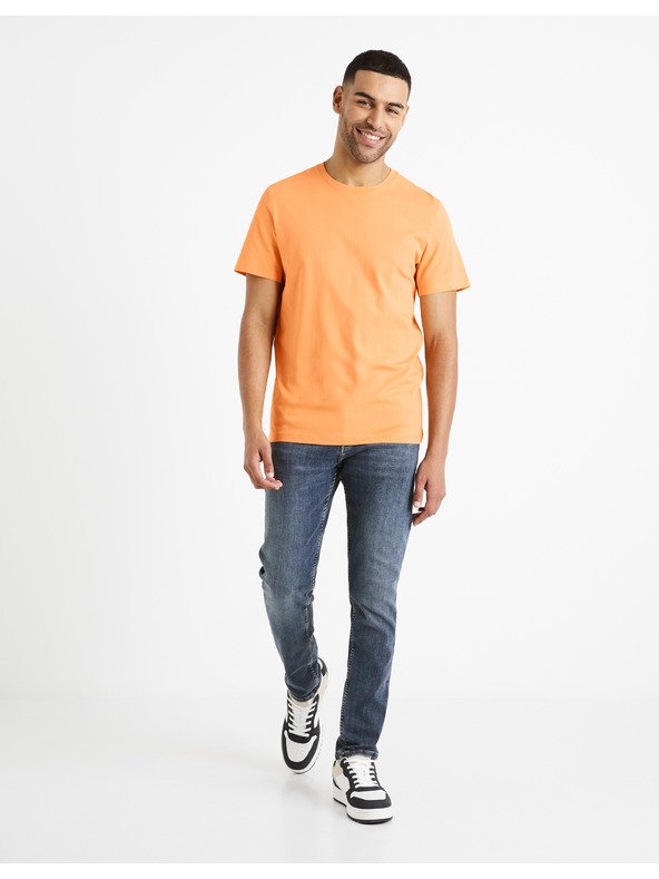 Celio Tmavomodré pánske slim fit džínsy Celio C25 Dow