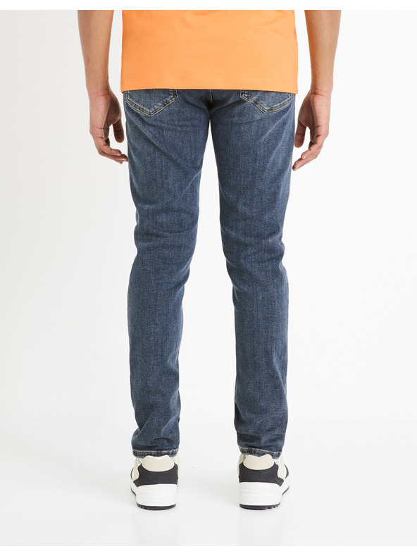 Celio Tmavomodré pánske slim fit džínsy Celio C25 Dow