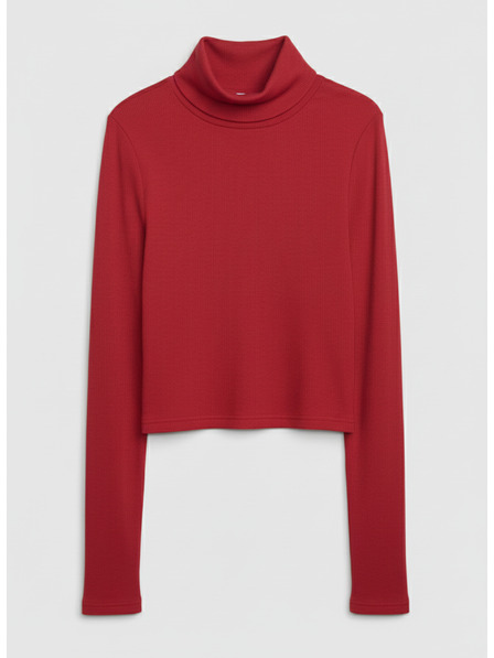 GAP Detský cropped rolák GAP