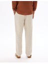 Celio Béžové pánske plátené nohavice Celio Dolinus