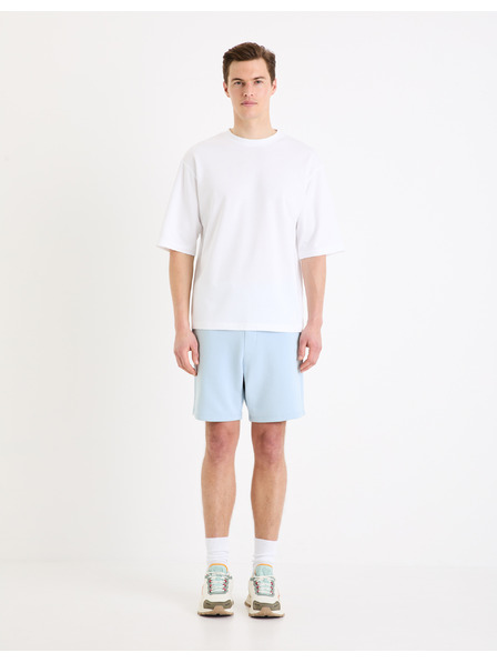 Celio Svetlomodré pánske teplákové šortky Celio Toshort