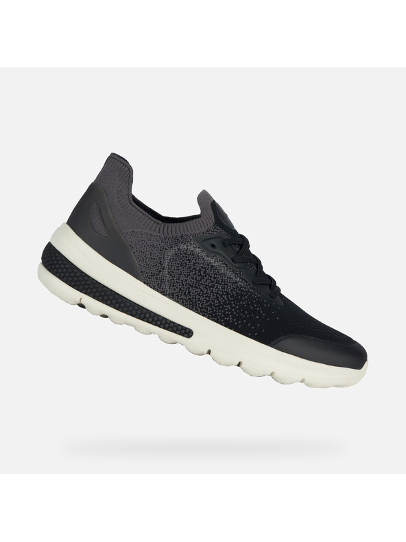 Geox Čierne pánske tenisky Geox Spherica Actif