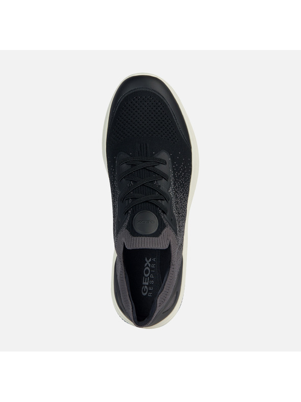 Geox Čierne pánske tenisky Geox Spherica Actif