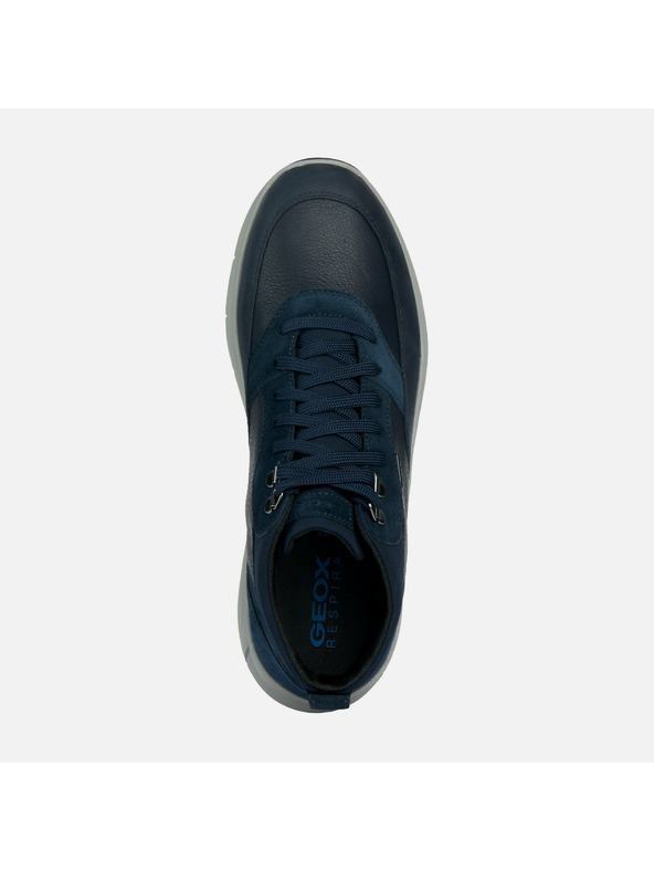 Geox Tmavomodré pánske členkové topánky Geox Spherica 4x4 B Abx