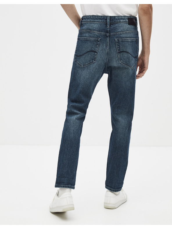Celio Tmavomodré rovné džínsy Celio Sonewfit
