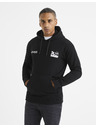 Celio Čierna pánska mikina s kapucňou Celio Lvegodsw