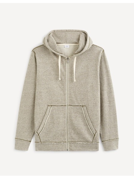 Celio Svetlosivá základná mikina Celio Vemoulino