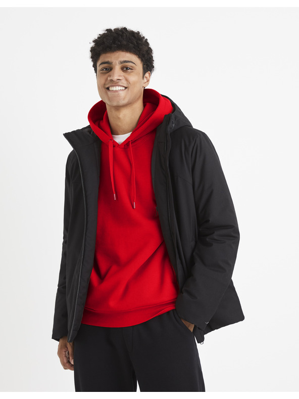 Celio Čierna pánska bunda Celio Vuhero