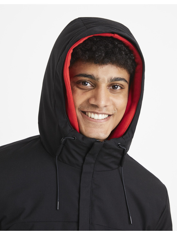 Celio Čierna pánska bunda Celio Vuhero