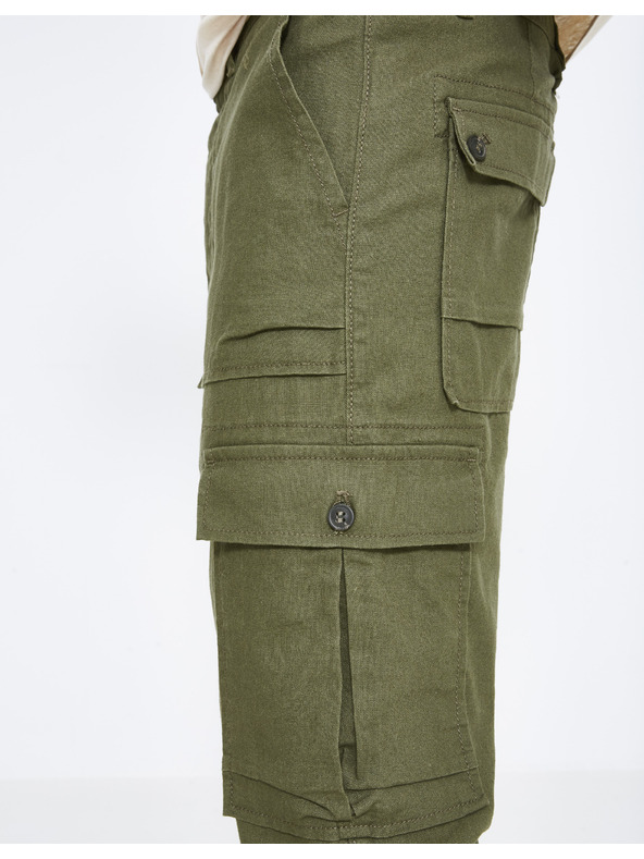 Celio Khaki pánske nohavice Celio Loking
