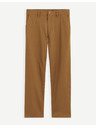 Celio Hnedé chino nohavice Celio Coloose1