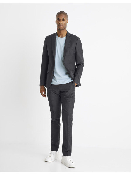 Celio Tmavosivé pánske spoločenské nohavice Celio Colexus